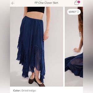 Flowy, boho maxi skirt
